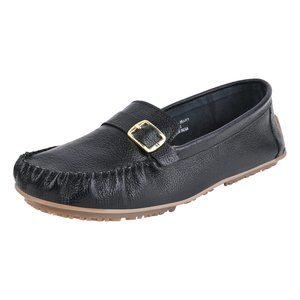 LIBERTYZENO Women’s Classic Loafers Slip On Shoes Genuine Leather Casual Walking